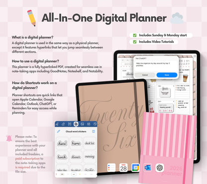 2026 Digital Planner (worth $20)
